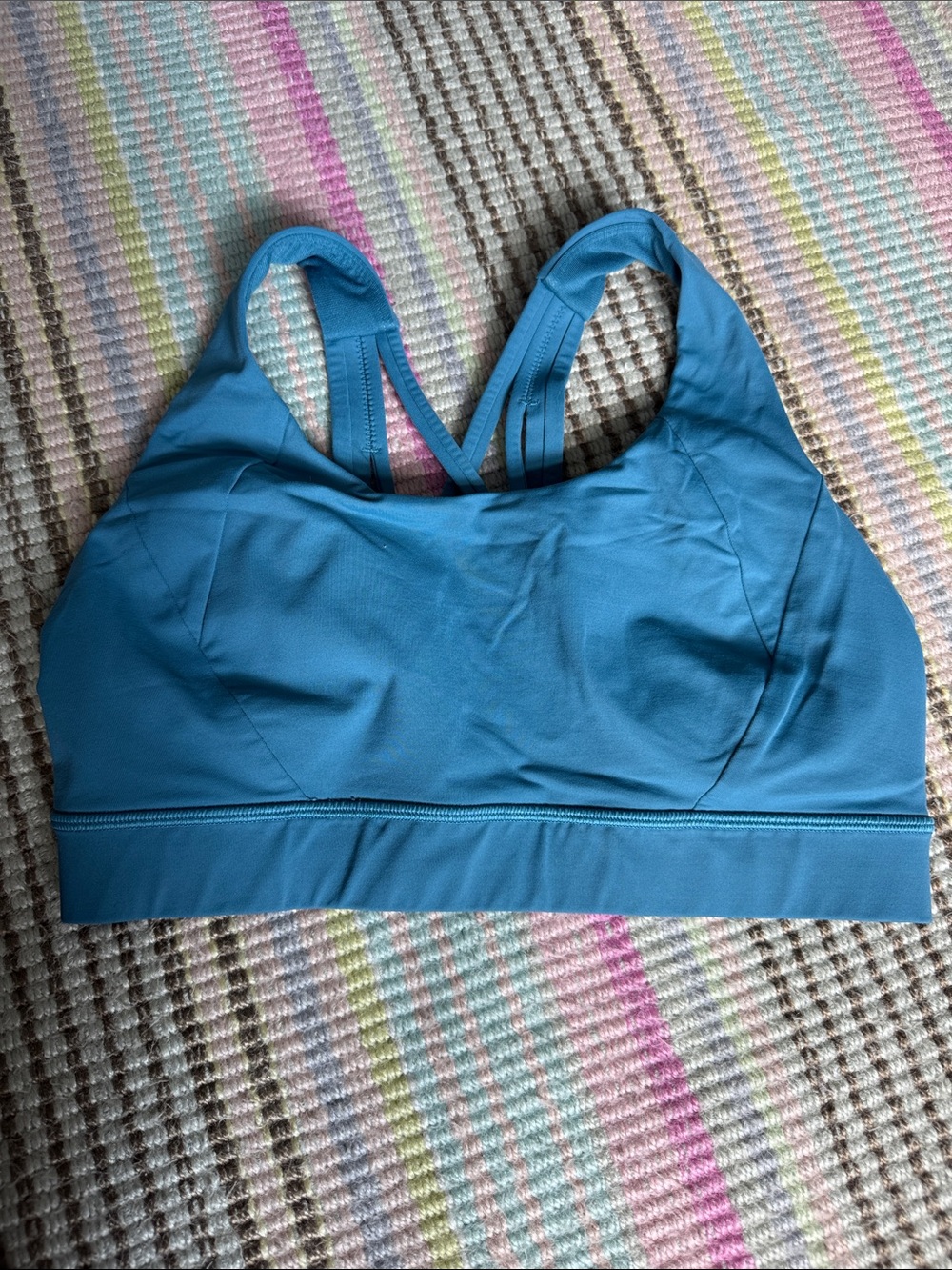 lululemon athletica Teal Blue Medium-Support Sports Bra